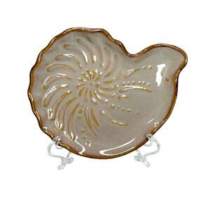Cindy Crawford Oceanview Nautilus 6.5" Snack Plates #4 Beach Vibes Only